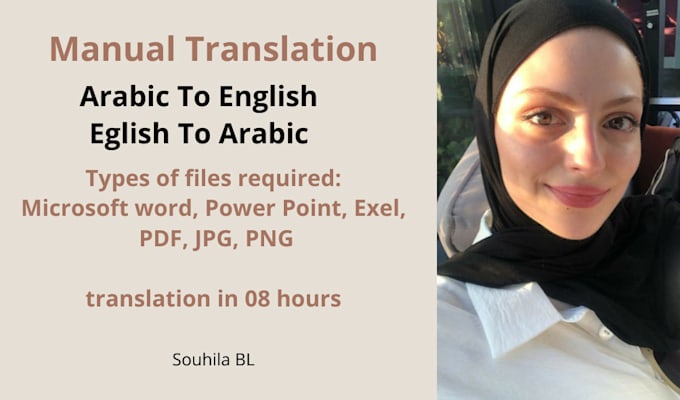 Gig Preview - Translate your documents for you in arabic