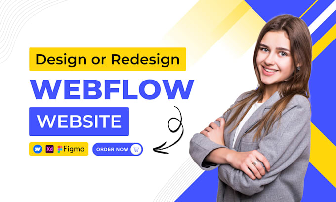 Gig Preview - Design or develop webflow website, webflow expert, figma to webflow