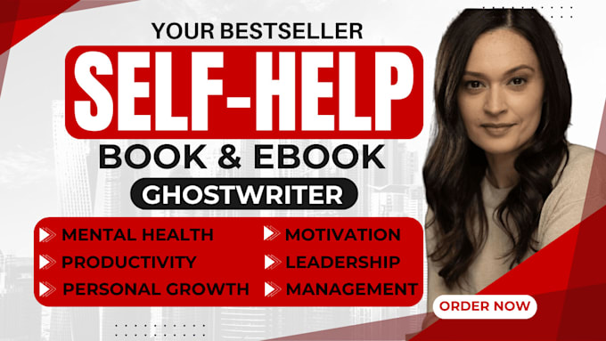 Gig Preview - Ghostwrite self help, book writer, nonfiction personal growth ebook ghostwriter