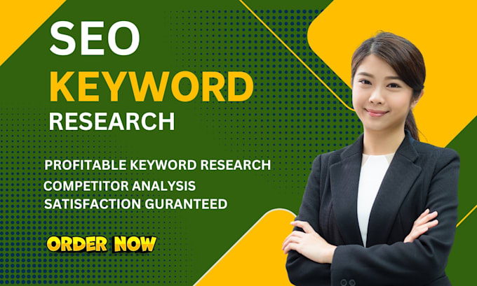 Gig Preview - Research the best SEO keywords for competitor analysis and website ranking