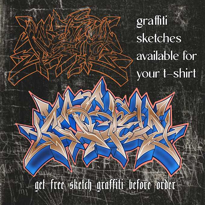 Bestseller - selling graffiti art work for t shirt design