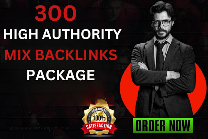 Gig Preview - Provide 300 premium quality high da mix backlinks with 1 guest post