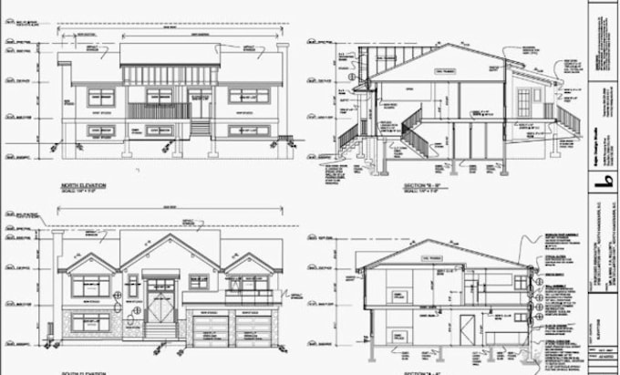 Gig Preview - Draw 2d floor plan and full architectural and construction drawings in autocad