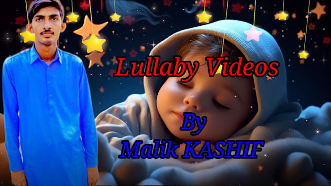 Gig Preview - Create animated lullaby baby sleep music videos foy every platform