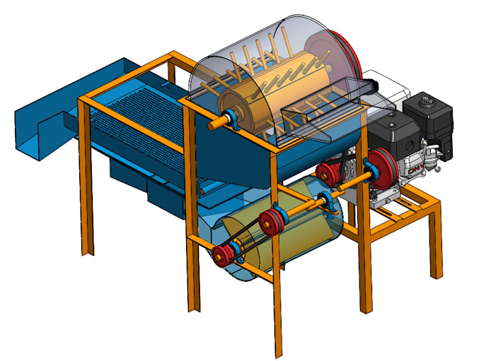 Gig Preview - Do small scale machine designing in solidworks