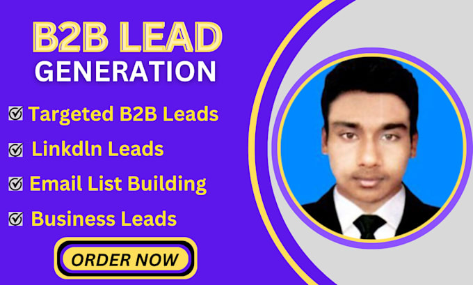 Bestseller - provide targeted b2b lead generation, business lead and email list building