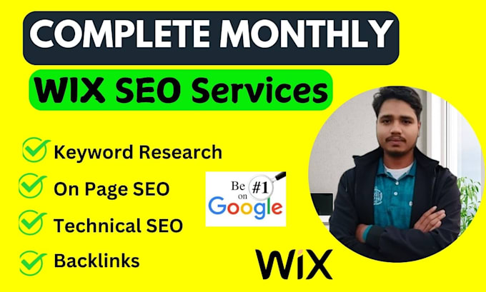 Gig Preview - Do complete monthly wix SEO optimization service for ranking