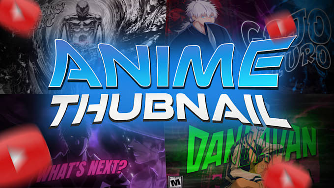 Gig Preview - Design eye catching manhwa anime and youtube thumbnails