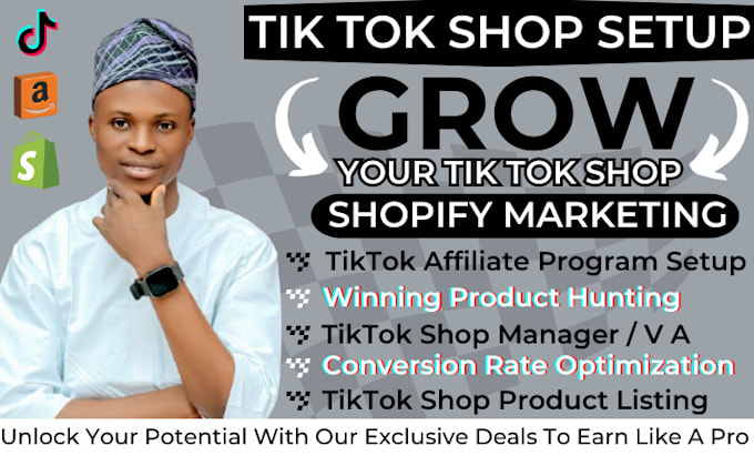 Gig Preview - Boost shopify website sales with tik tok shop, tik tok ads, tik tok marketing