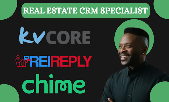 Gig Preview - Setup rei reply kvcore chime landing page real estate campaign management