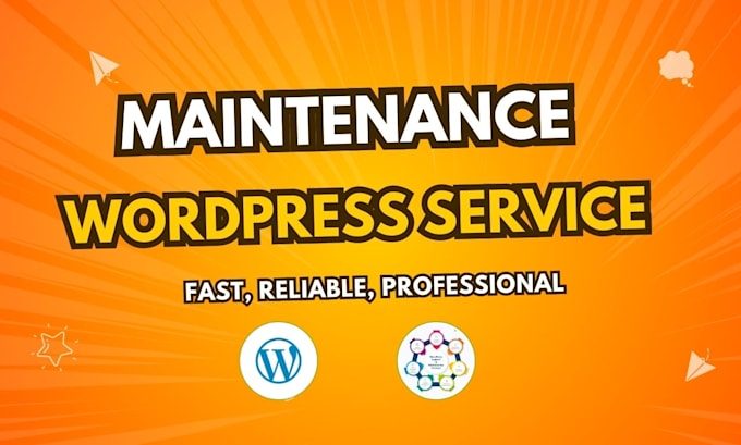 Gig Preview - Manage and maintenance wordpress website professionally