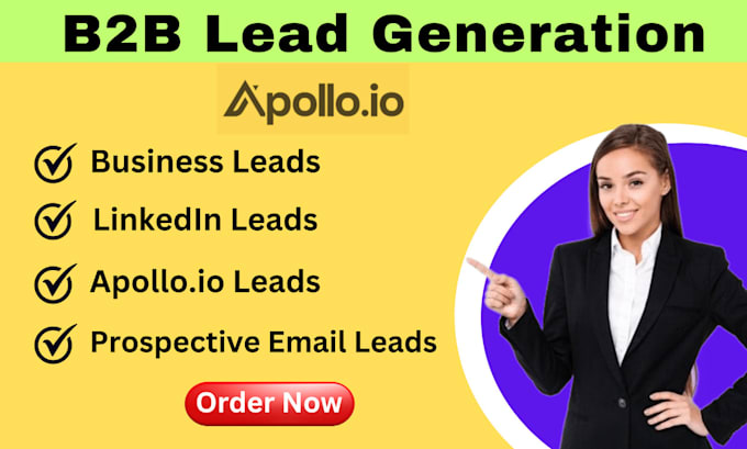 Gig Preview - Do b2b lead generation email list and GEO targeted leads