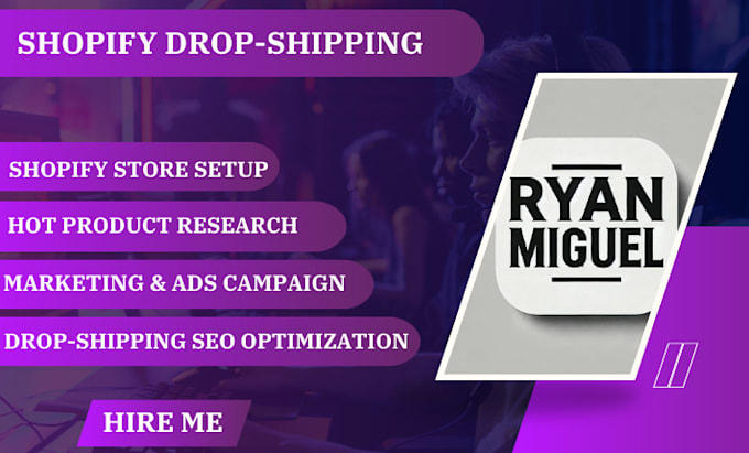 Gig Preview - Create a high converting shopify drop shipping store