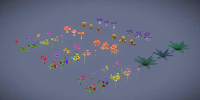 Bestseller - high quality foliage assets for your game  3d models and textures