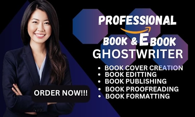 Gig Preview - Ghostwrite your nonfiction book and be your pro ebook writer