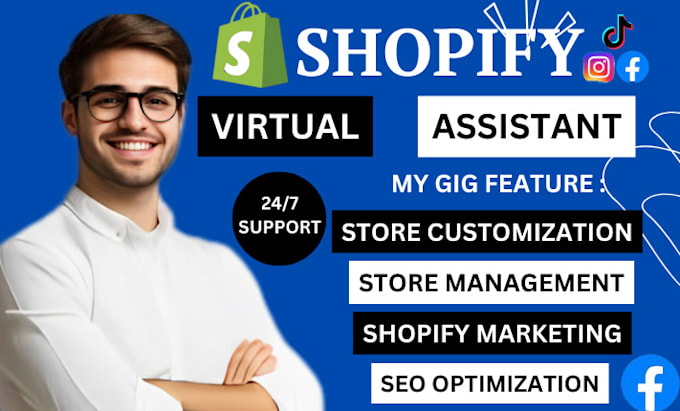 Bestseller - be your shopify virtual assistant ecommerce  marketing to boost shopify sales