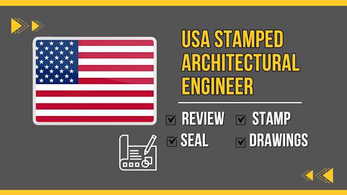 Bestseller - stamp seal draw architectural engineering drawing city permit mep floor plan USA