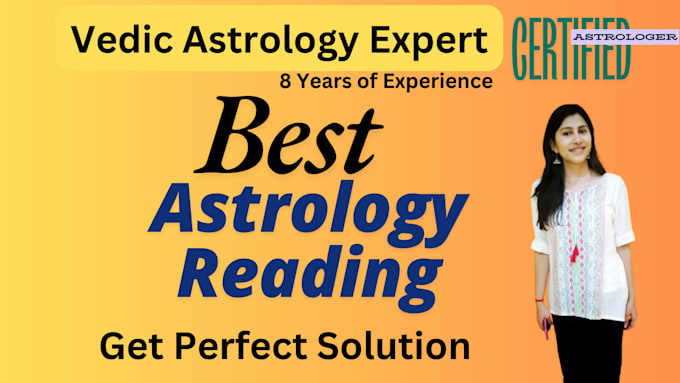 Gig Preview - Horoscope reading through my 8year experience in vedic astrology