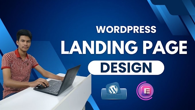 Gig Preview - Design a wordpress landing page using elementor pro