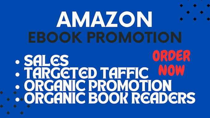 Gig Preview - Do amazon book promotion amazon kdp ebook promotion, ebook marketing