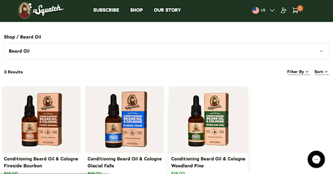 Gig Preview - Build organic beard oils shopify website, luxury perfume oils shopify store