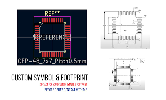 Gig Preview - Design custom kicad symbols and footprint libraries