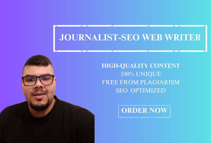 Gig Preview - Writing engaging seo optimized articles and blog posts in english