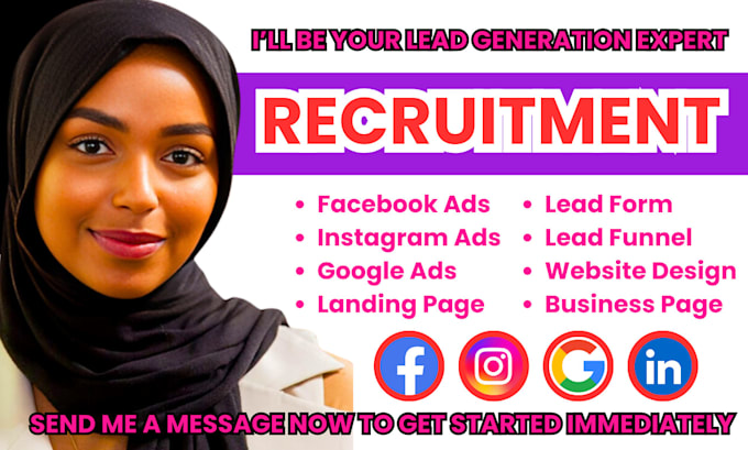 Gig Preview - Recruitment leads recruitment facebook ads recruitment leads recruiting leads