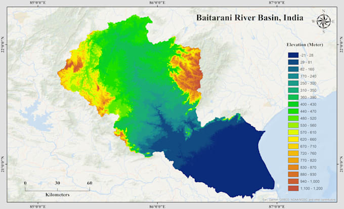 Bestseller - do watershed analysis, advanced geospatial and  geographical analysis