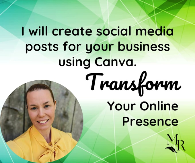 Gig Preview - Create social media posts for your business using canva