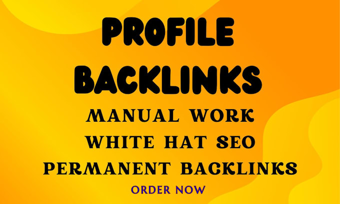 Gig Preview - Do high authority 300 mix profile backlinks manually