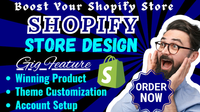 Gig Preview - Create shopify dropshipping store with winning product, shopify product research