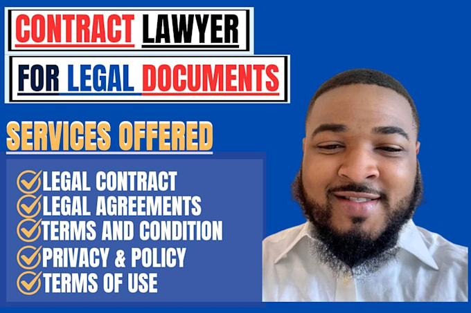 Gig Preview - Draft contracts, legal motions, lawsuits, agreement legal documents terms of use