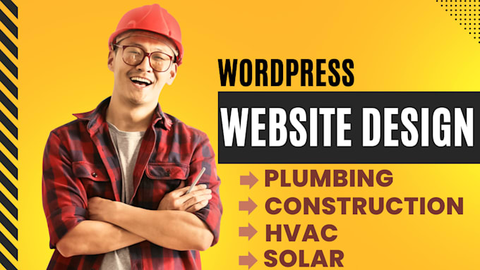 Gig Preview - Solar website roofing website contractor website plumbing website hvac website