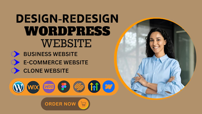 Gig Preview - Design wordpress website, clone and redesign wordpress website with elementor