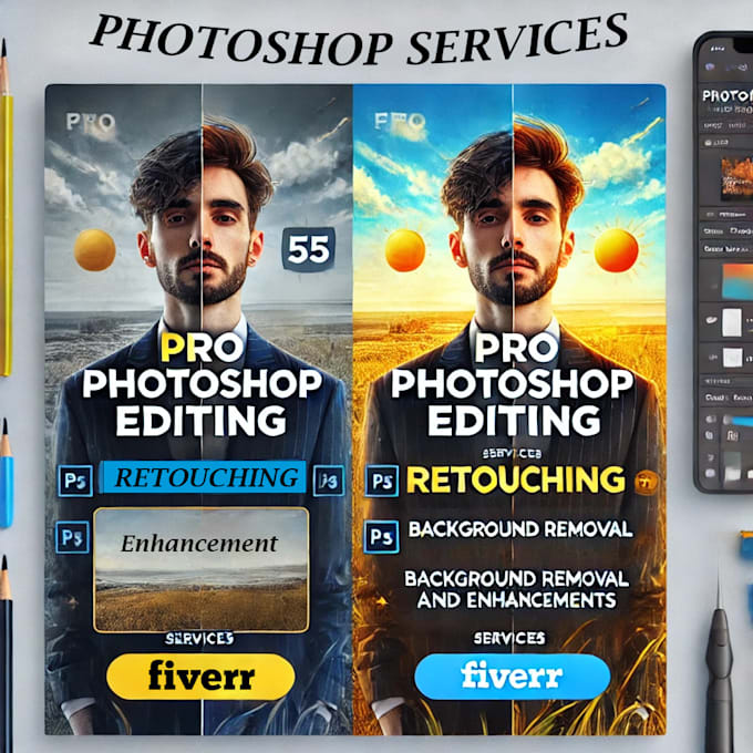 Bestseller - do professional photoshop editing and retouching