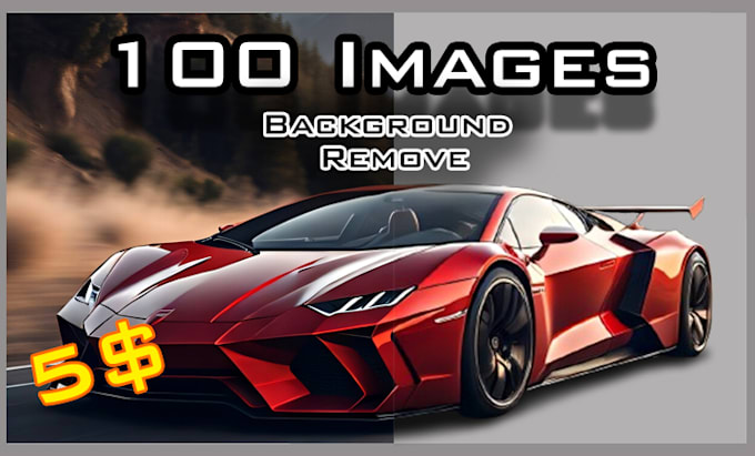 Gig Preview - Do 100 image background remove