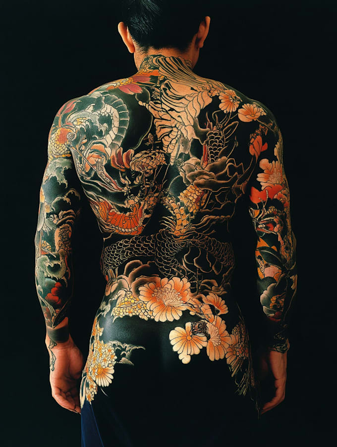 Gig Preview - Create japanese or oriental tattoo design