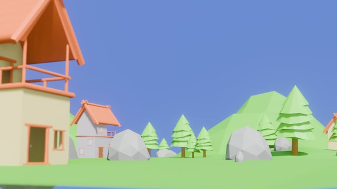 Bestseller - create 3d model low poly and environments game assets