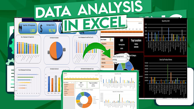 Gig Preview - Provide expert excel data analysis, visualization, cleaning, formatting service