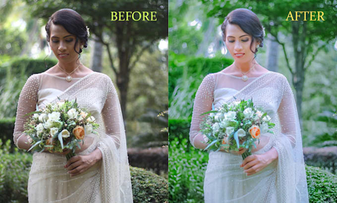 Gig Preview - Wedding photo editing and retouching in lightroom quickly