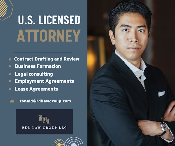 Bestseller - provide legal consulting as a US licensed attorney with fast turnaround