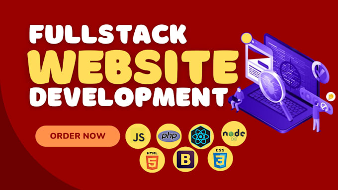 Gig Preview - Be website development as a full stack web developer using HTML CSS PHP