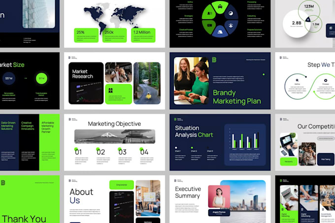 Bestseller - design a custom powerpoint presentation pitch deck