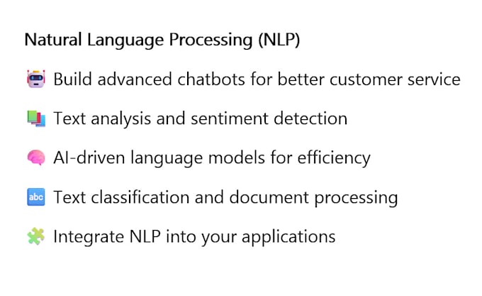 Gig Preview - Custom nlp solutions with rag pipelines and vector databases