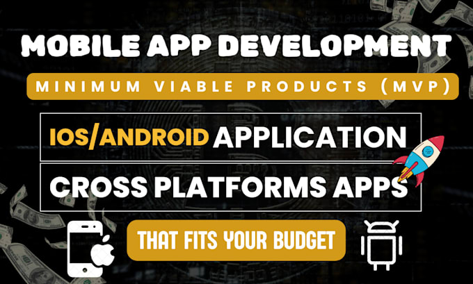 Gig Preview - Do mobile app development, android, ios app development, flutter app development