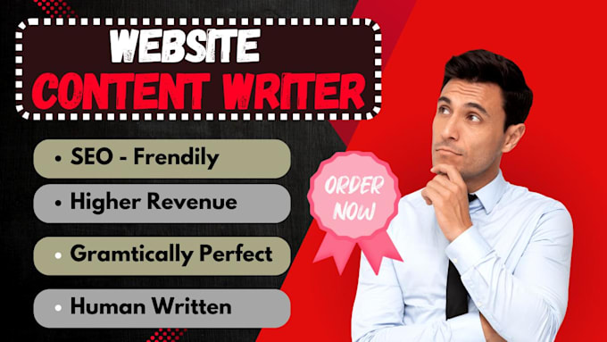 Gig Preview - Be your website content writer and copywriting expert