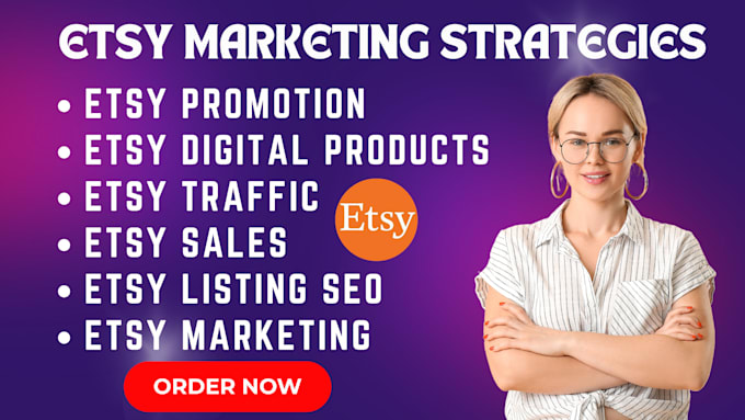 Gig Preview - Boost etsy sales with etsy shop promotion campaigns shopify sales marketing  SEO