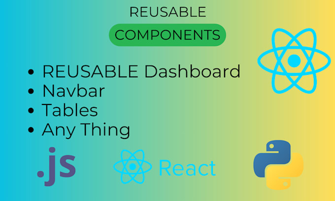 Gig Preview - Make custom reusable components in react