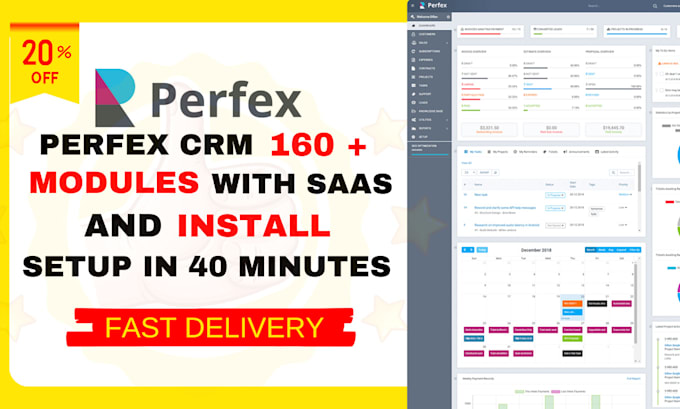 Gig Preview - Provide 160 perfex crm saas modules installation in 1 hour